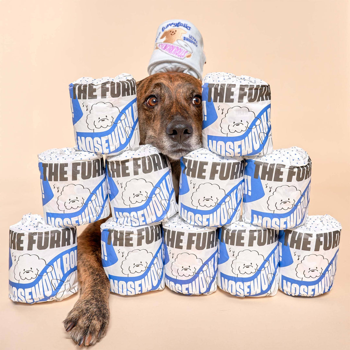 the furryfolks - Toilettenpapier-Nosework-Spielzeug für Hunde - OSSO BLU