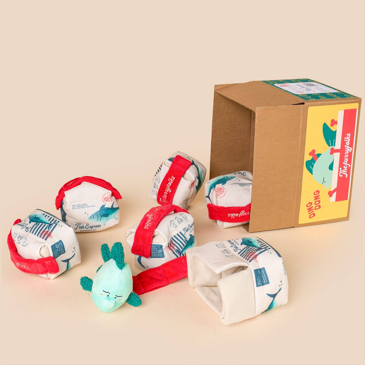 the furryfolks - Fisch Express Nasenarbeit Spielzeug - OSSO BLU