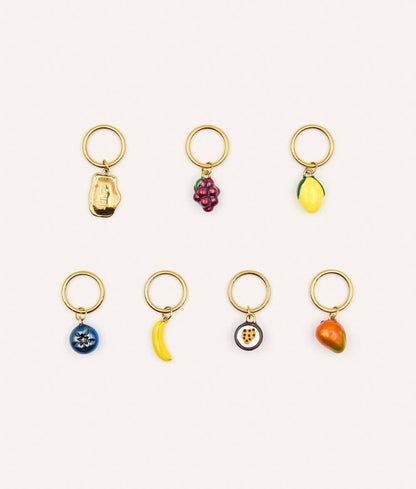CAFIDE – Charm Set „Sira Früchte“ (7 Stück) - OSSO BLU