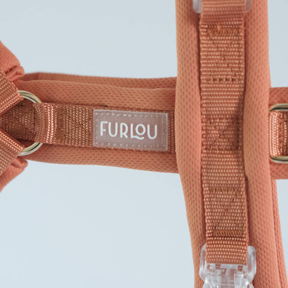 FURLOU - Comfort Hundegeschirr in Terracotta - OSSO BLU