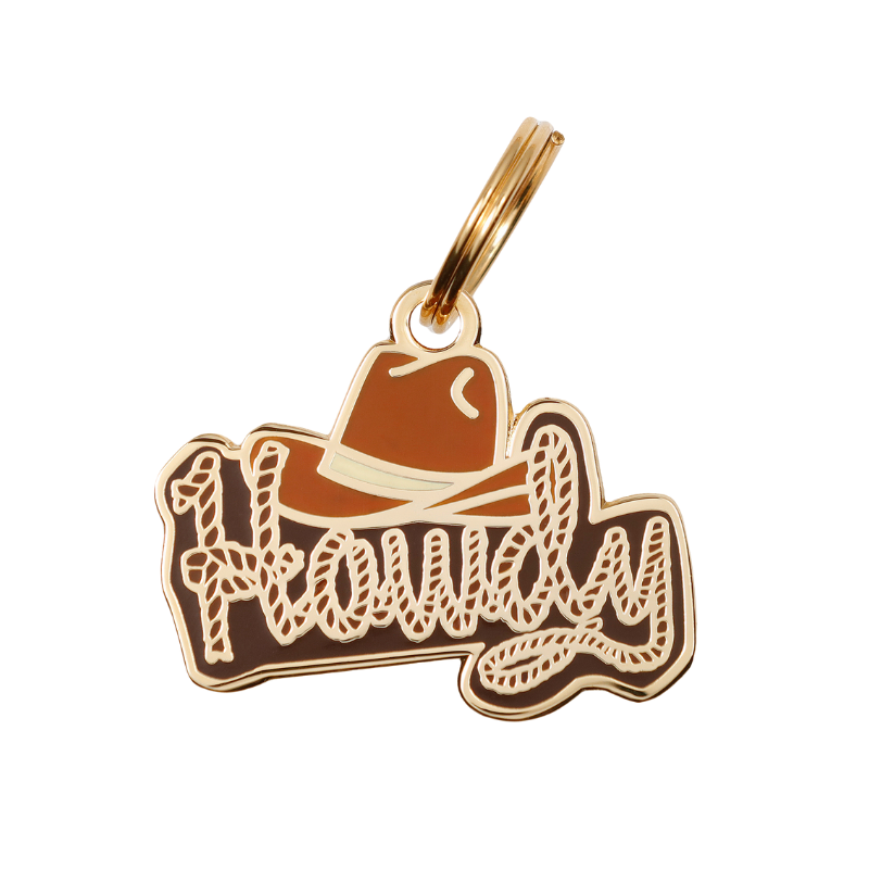 TWO TAILS PET COMPANY - Howdy Pet ID Tag