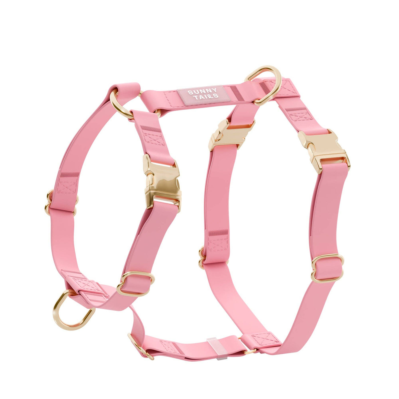 SUNNY TAILS - Waterproof Dog Harness - Perfect Pink