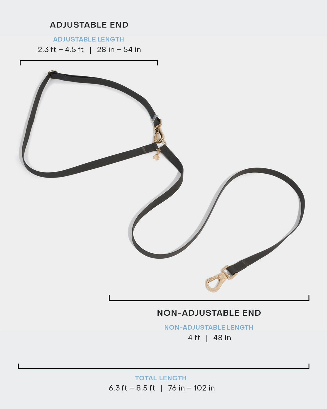 SUNNY TAILS - 4-in-1 Konvertierbare & Multifunktionale Hundeleine - Cherry Red