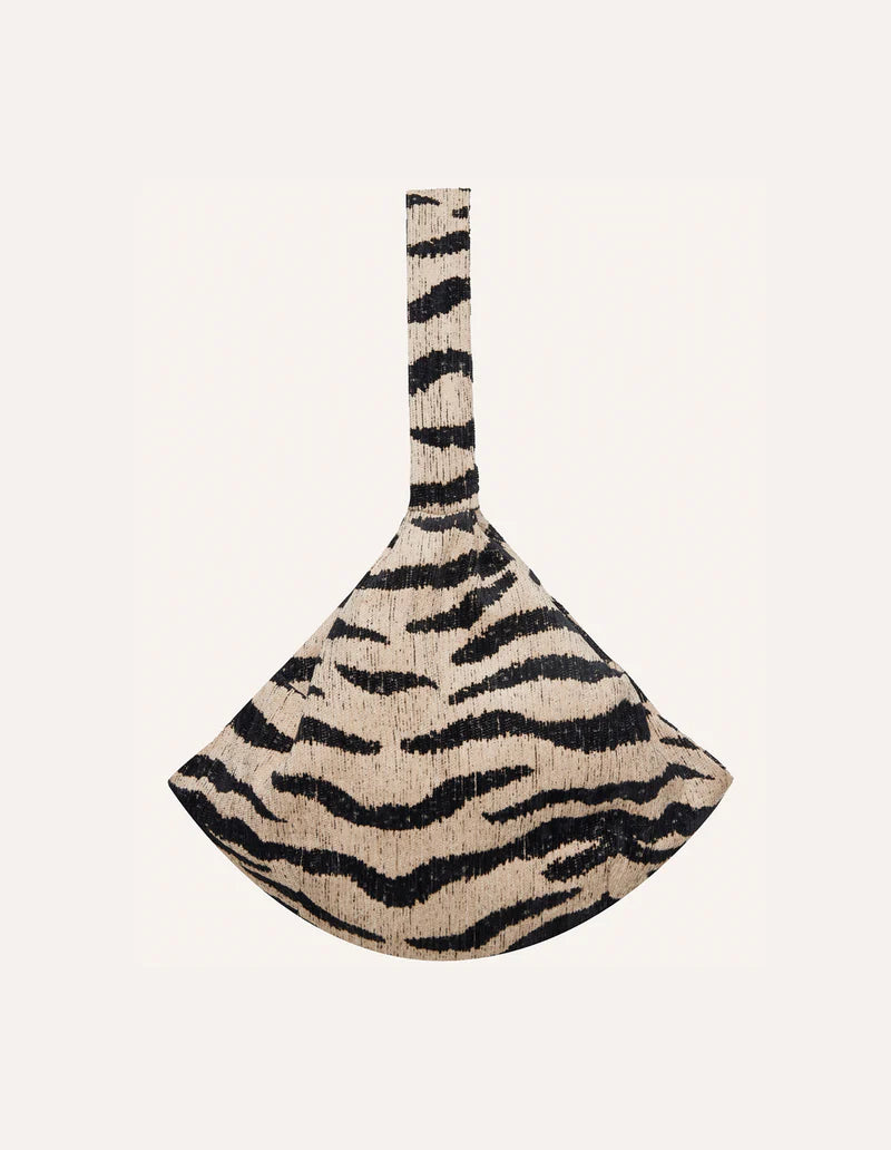 DOGGUO - Zebra Hundetragetasche - Beige/Black