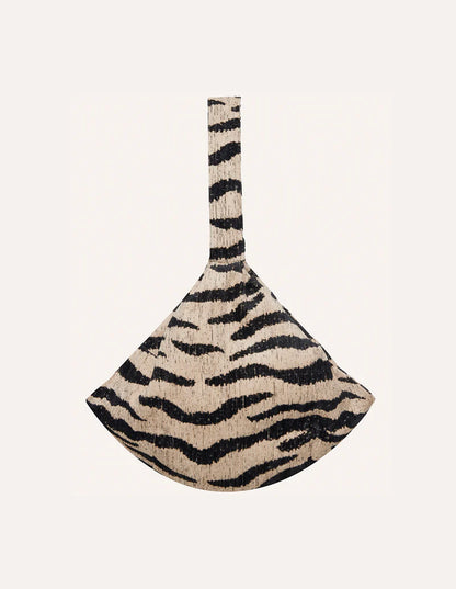 DOGGUO - Zebra Hundetragetasche - Beige/Black