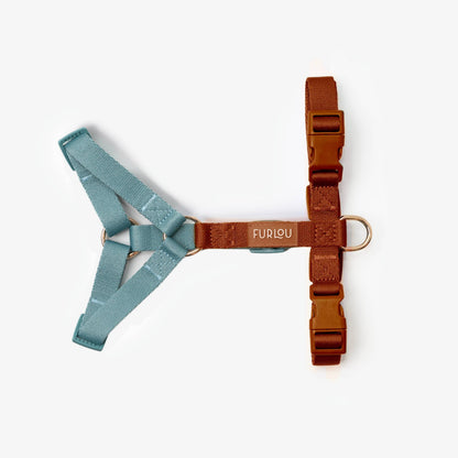 FURLOU – Hundegeschirr Blue and Clay