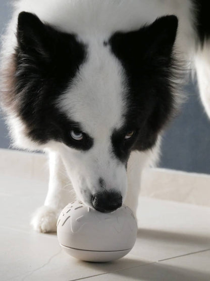INOOKO – Yoomy Donut Schleckmatte & Beschäftigungsspielzeug für Hunde – Sand