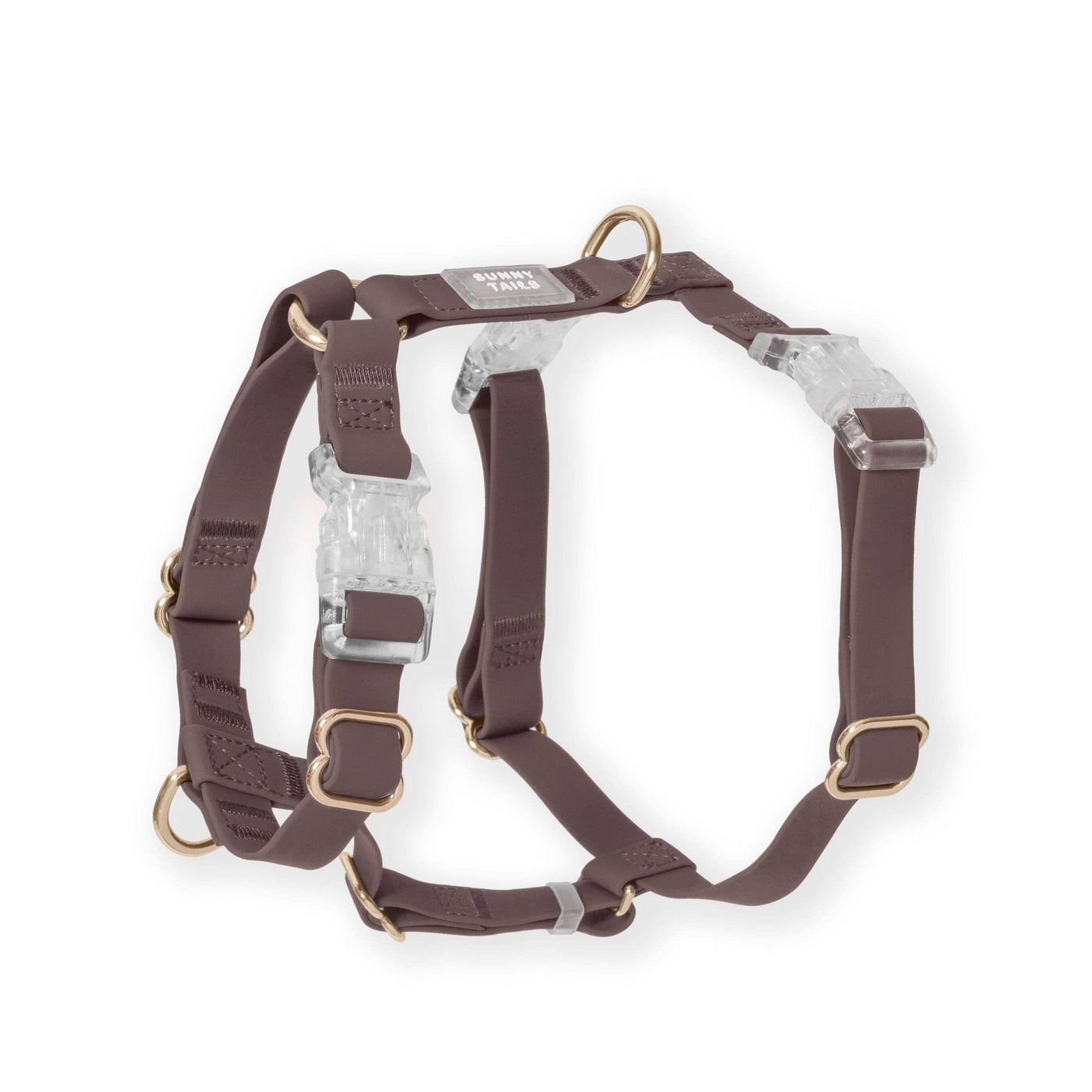SUNNY TAILS - Waterproof Dog Harness - Espresso Brown