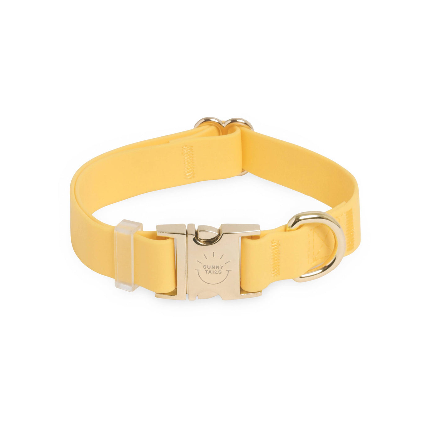 SUNNY TAILS - Waterproof Dog Collar - Dandelion Yellow