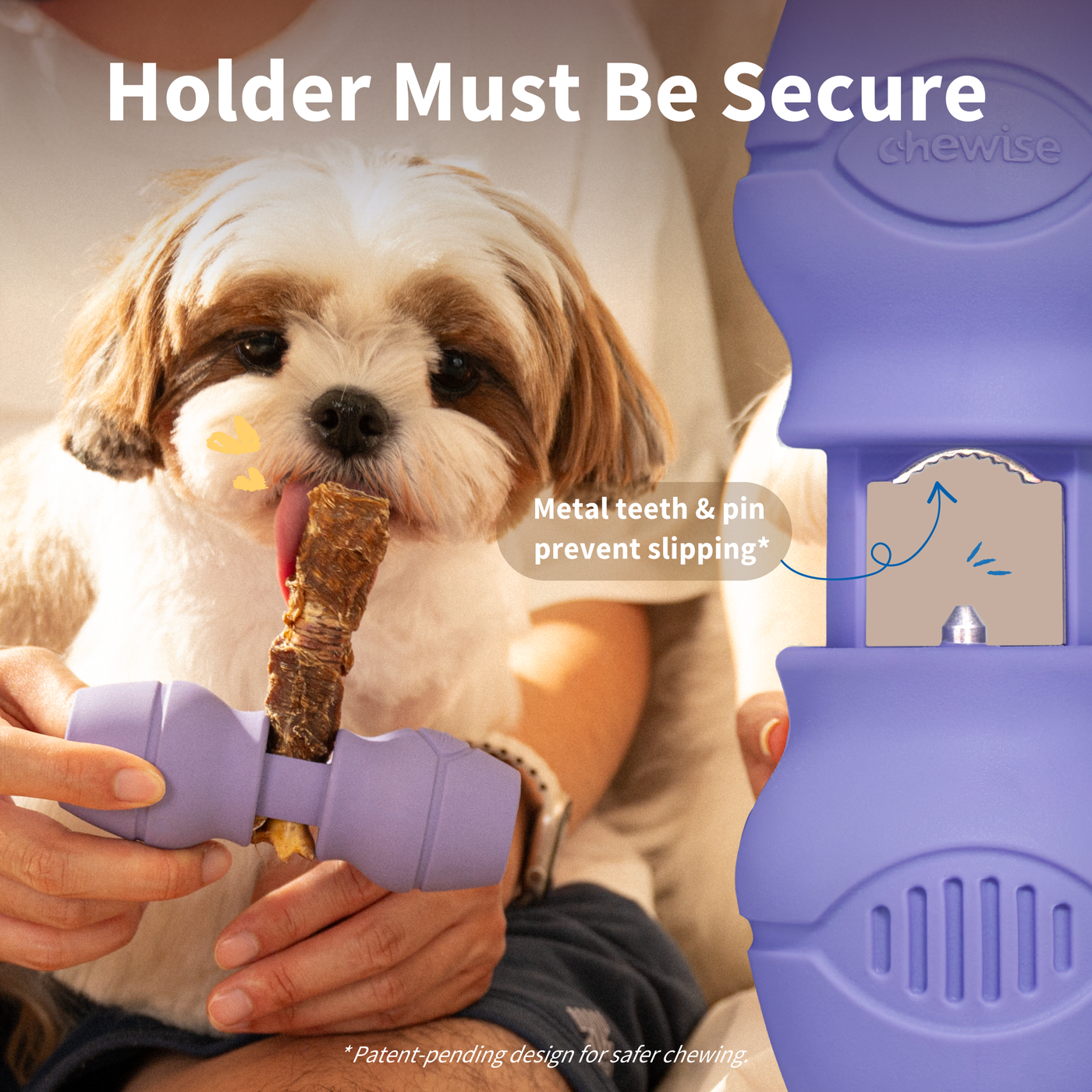 CHEWISE - Secure Chew Holder - Small | For Dogs Under 9 kg