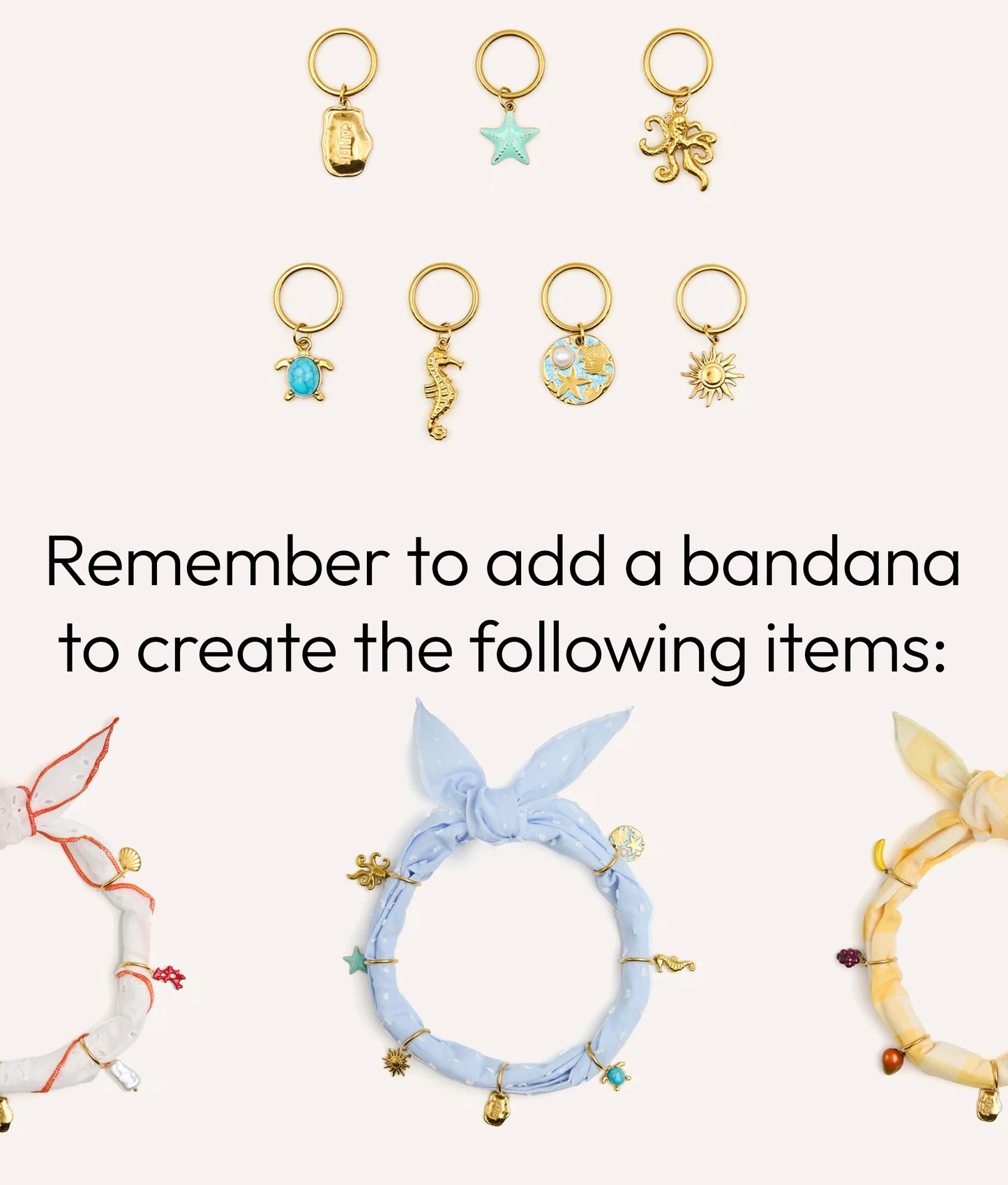 CAFIDE – Charm Set „Seehund Sira“ (7 Stück) - OSSO BLU