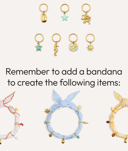 CAFIDE – Charm Set „Seehund Sira“ (7 Stück) - OSSO BLU