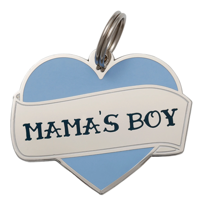 VORBESTELLUNG - Mama's Boy Pet ID Tag - OSSO BLU