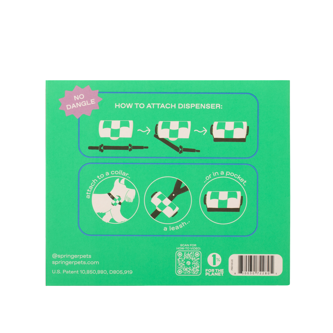 Springland Pets - Premium Hundekotbeutel – 300 Beutel, 20 Rollen (6 Pack) - OSSO BLU