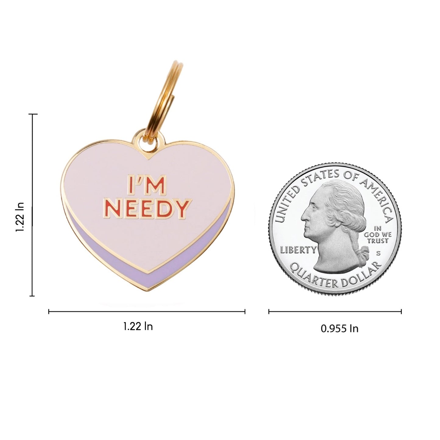 TWO TAILS PET COMPANY - I’m Needy Pet ID Tag