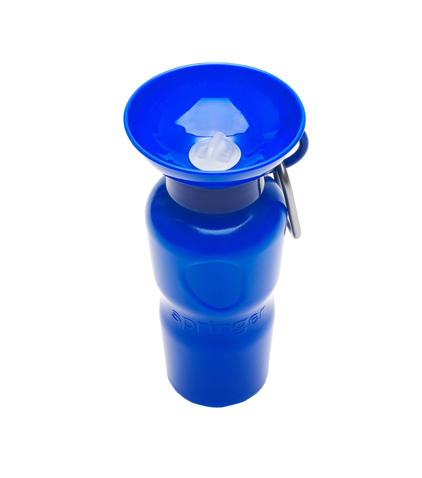 SPRINGLAND PETS – Hundereise-Wasserflasche Classic 650 ml (ohne Silikon-Klappschale) - OSSO BLU