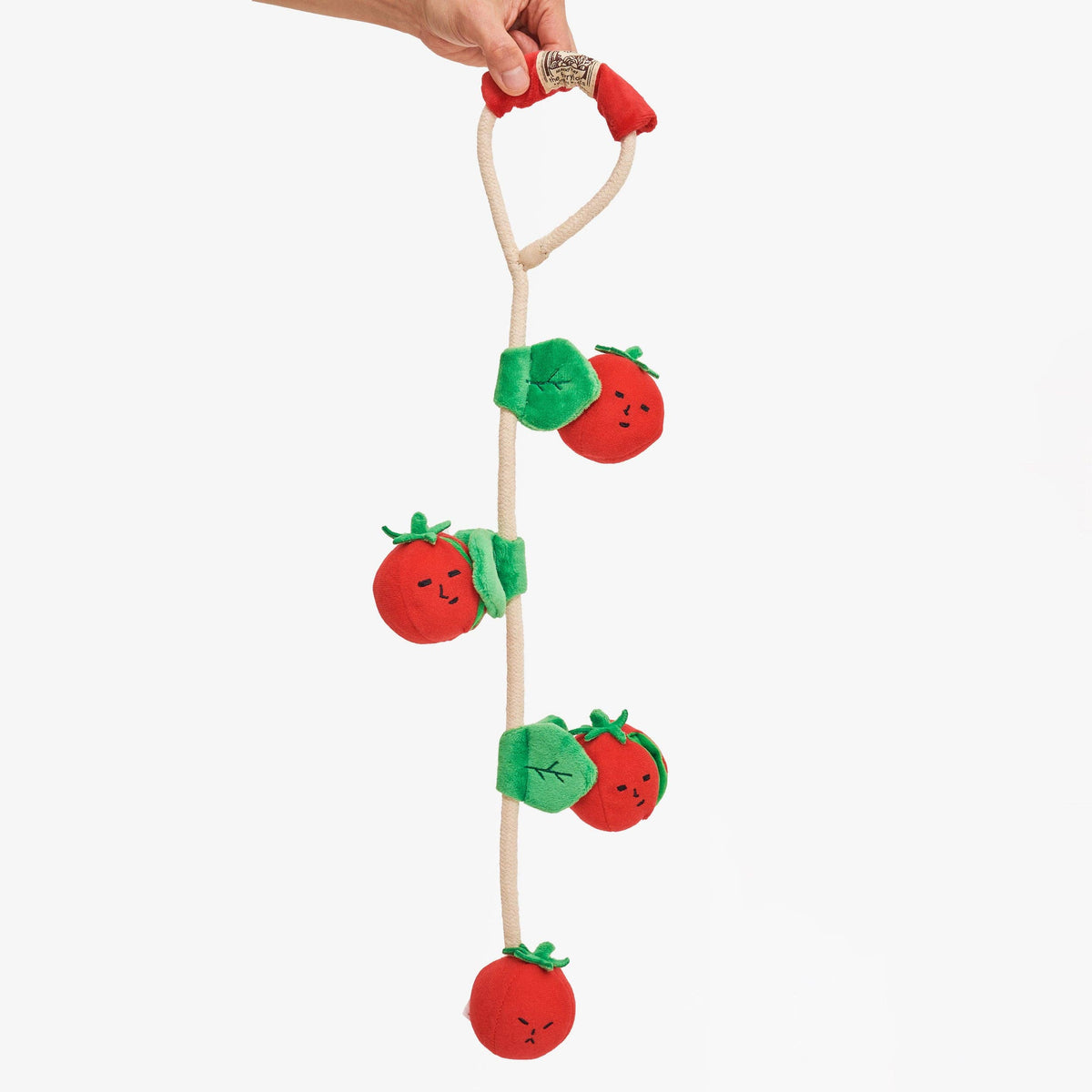 the furryfolks - Cherry Tomato Such- und Zerrspielzeug für Hunde - OSSO BLU
