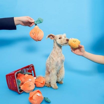 the furryfolks - Orange Nosework-Spielzeug für Hunde - OSSO BLU