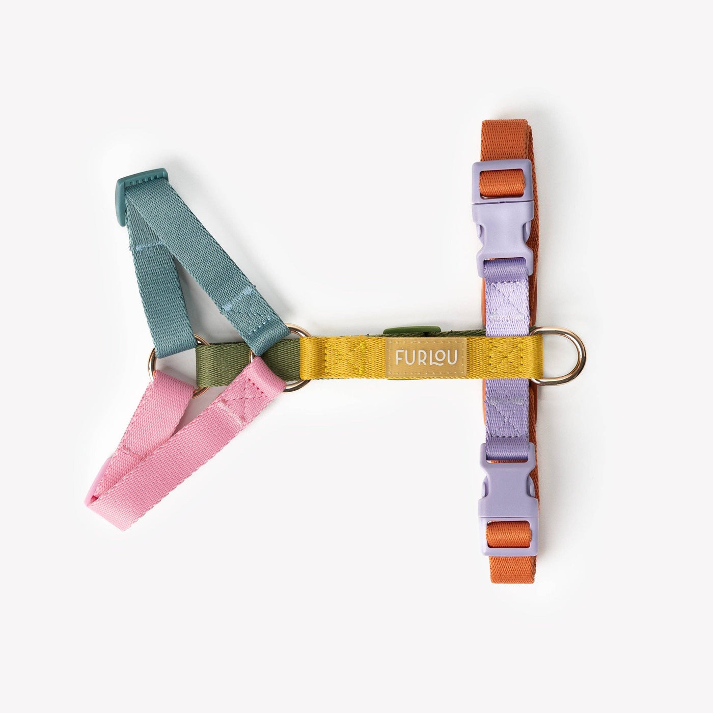 FURLOU - Rainbow Dog Harness