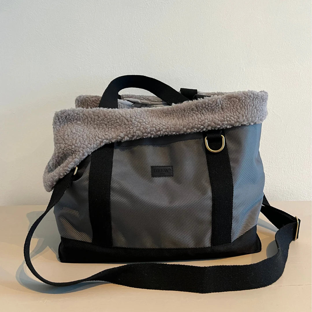 DREW'S DOGWEAR - Aspen // Sporty dog ​​bag with soft teddy fleece lining
