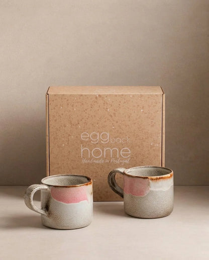 EGG BACK HOME - Melting Ice Cream Becher Set „Dog Mom & Dog Dad“ – 2er Set, 360 ml - OSSO BLU