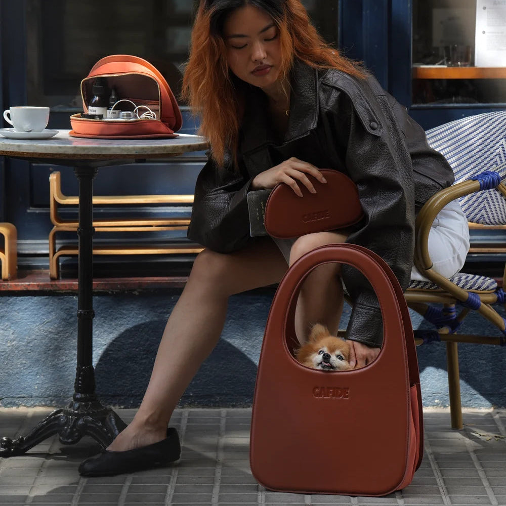 CAFIDE - Brown Travel Bag for Dogs, Jala