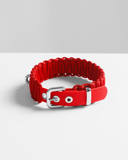 VALKA KUKUR - GALAN COLLAR in Party Red