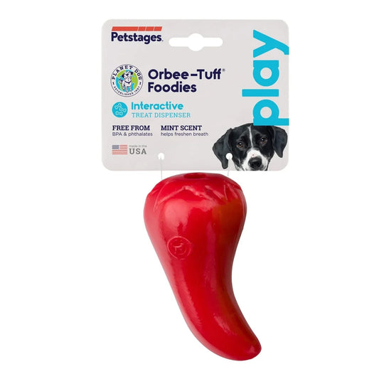PLANET DOG - Foodies Chili - Beschäftigungs- & Dentalspielzeug für Hunde - OSSO BLU