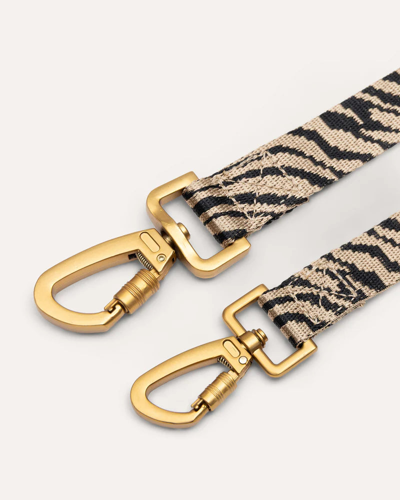 DOGGUO - Zebra Leine – Beige/Black - OSSO BLU