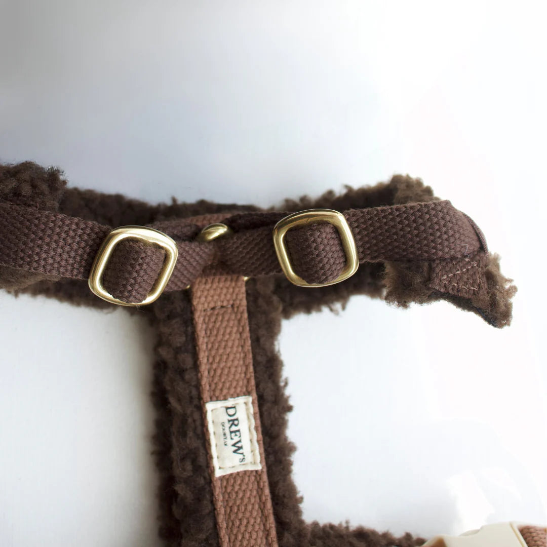 DREW'S DOGWEAR - Teddy-Geschirr (braun)