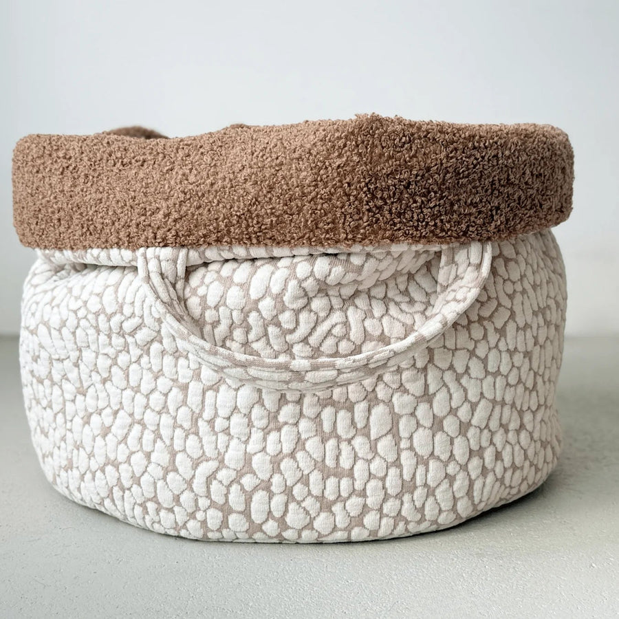 LUMIIES - THE STUDIO NEST – Mobiles Hundebett & Kuschelhöhle | Cloudy Pebble - OSSO BLU